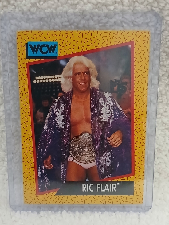 Wcw Other - Ric Flair Purple Sequin Robe Trading Card #44